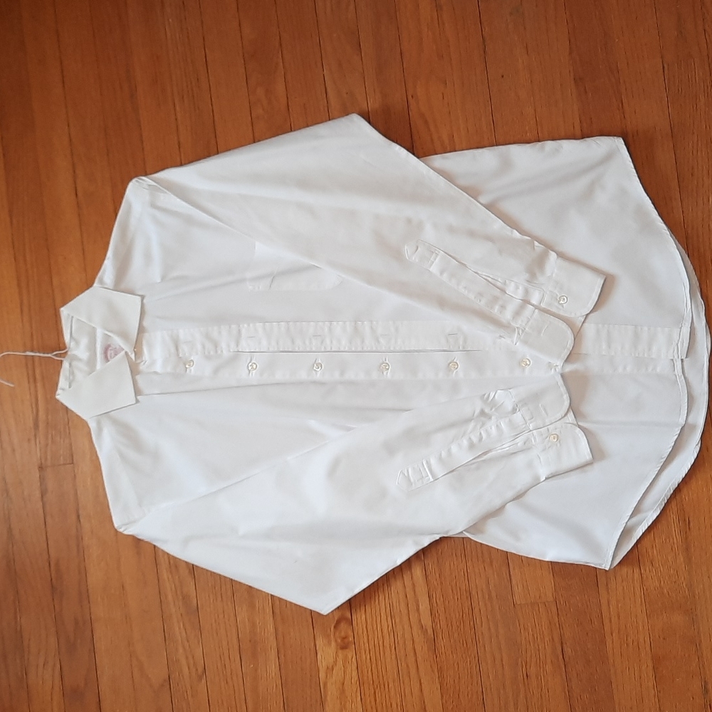 Brooks Brothers Men's White Button Down Dress Shirt